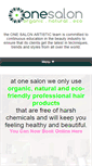 Mobile Screenshot of onesalon.ca